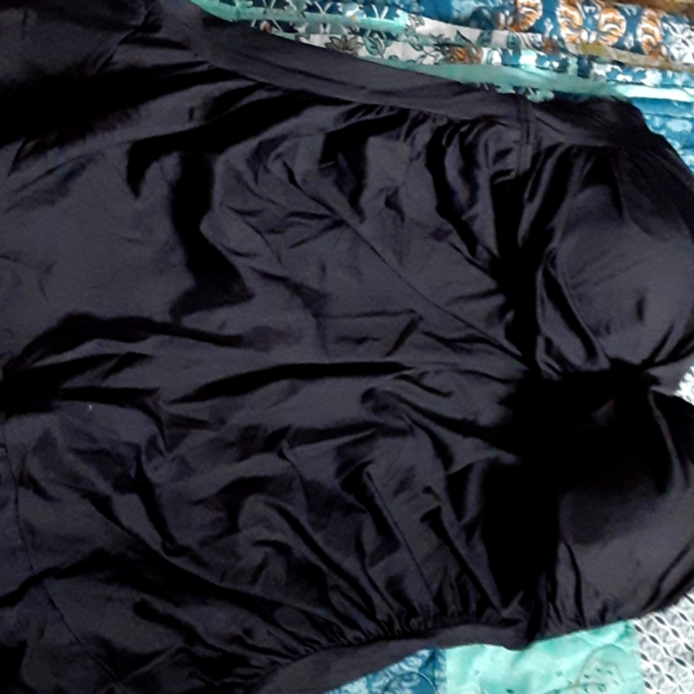 A swim suit dress